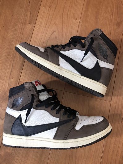 Travis Scott × Nike Air Jordan 1 Retro High OG TS SP "Sail/Dark Mocha"