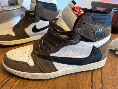Travis Scott × Nike Air Jordan 1 Retro High OG TS SP "Sail/Dark Mocha"