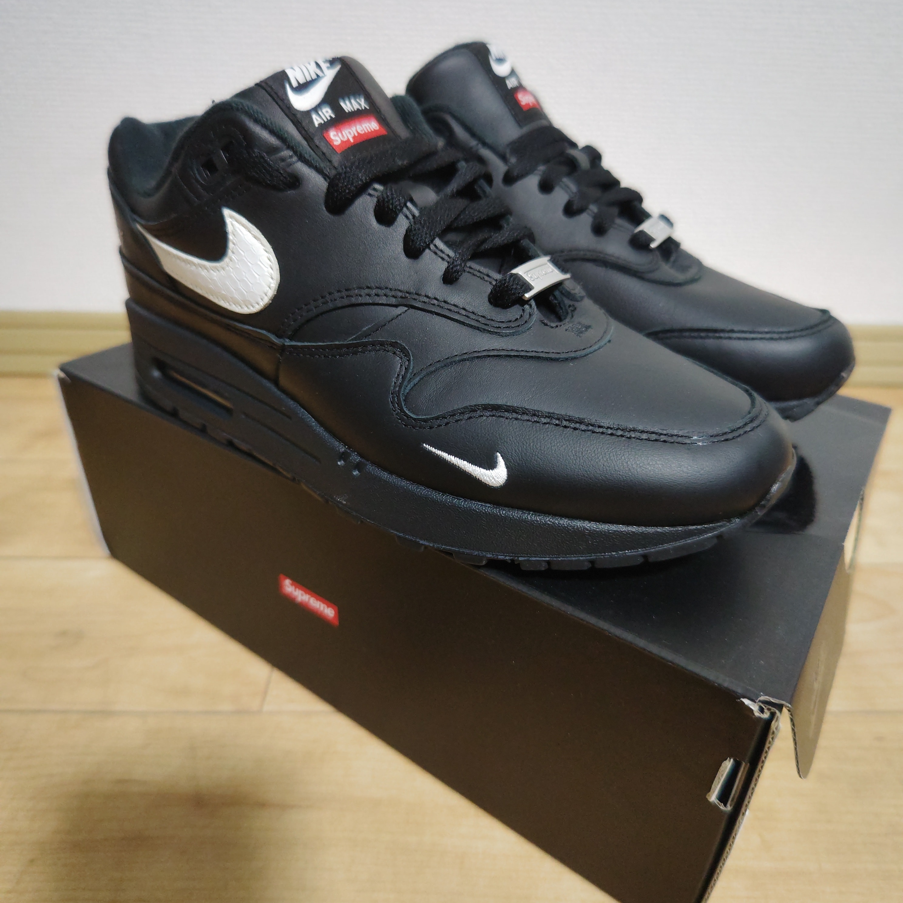 Supreme × Nike Air Max 1 '87 SP "Black" (25SS Week4)