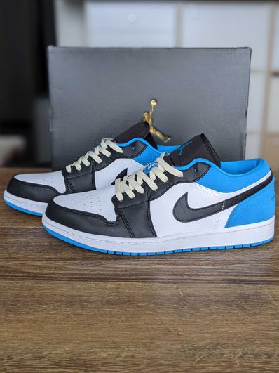Nike Air Jordan 1 Low SE "Black/Laser Blue/White"