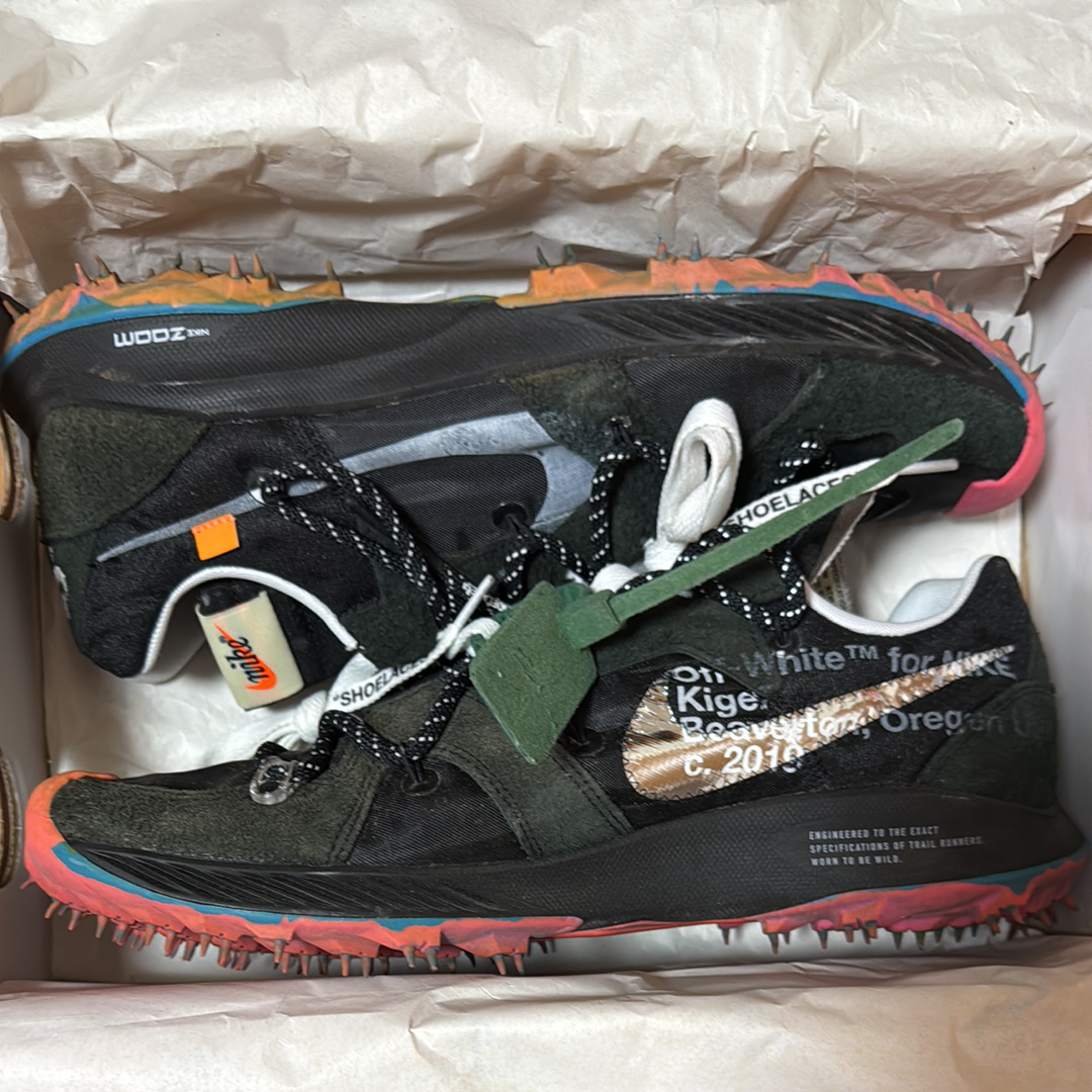 Off-White × Nike Women's Zoom Terra Kiger 5 "Black"