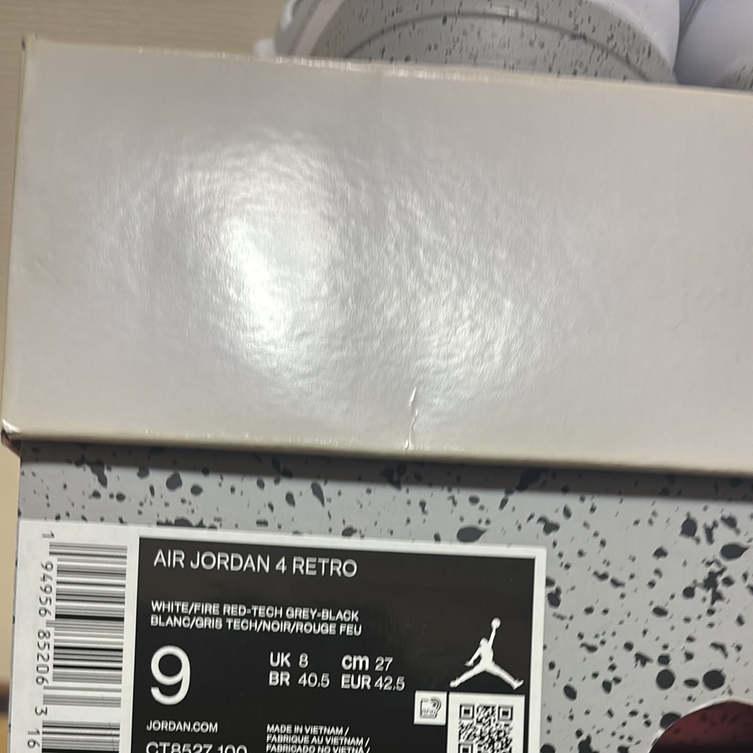 Nike Air Jordan 4 "Tech White"  