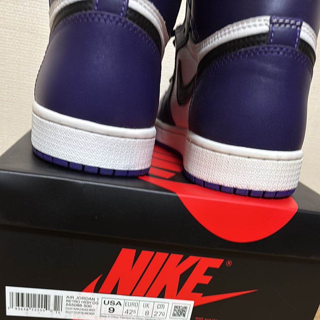 Nike Air Jordan 1 Retro High OG "Court Purple White/Black" (2020)   