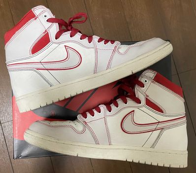 Nike Air Jordan 1 Retro High OG "Sail/University Red"