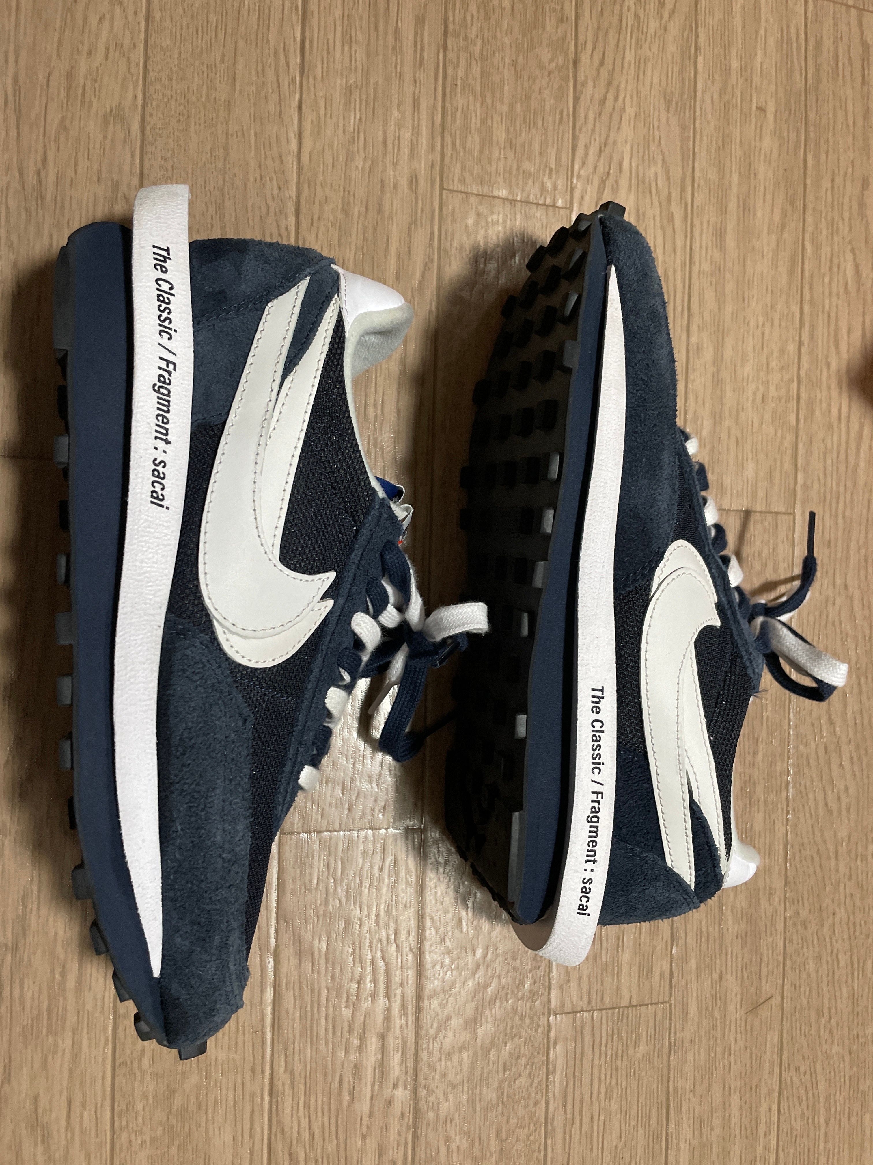 Fragment × sacai × Nike LD Waffle "Blackended Blue"
