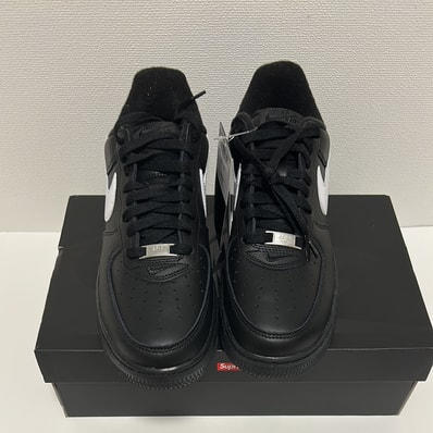 Supreme × Nike Air Force 1 Low "Black/White"