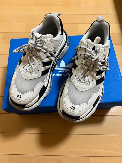 adidas × BALENCIAGA Triple S "White"