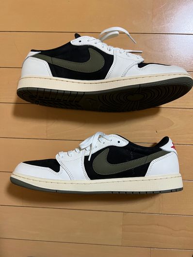 Travis Scott × Nike Women's Air Jordan 1 Low OG "Medium Olive"