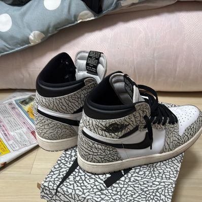 Nike Air Jordan 1 High OG "White Cement/Safari"