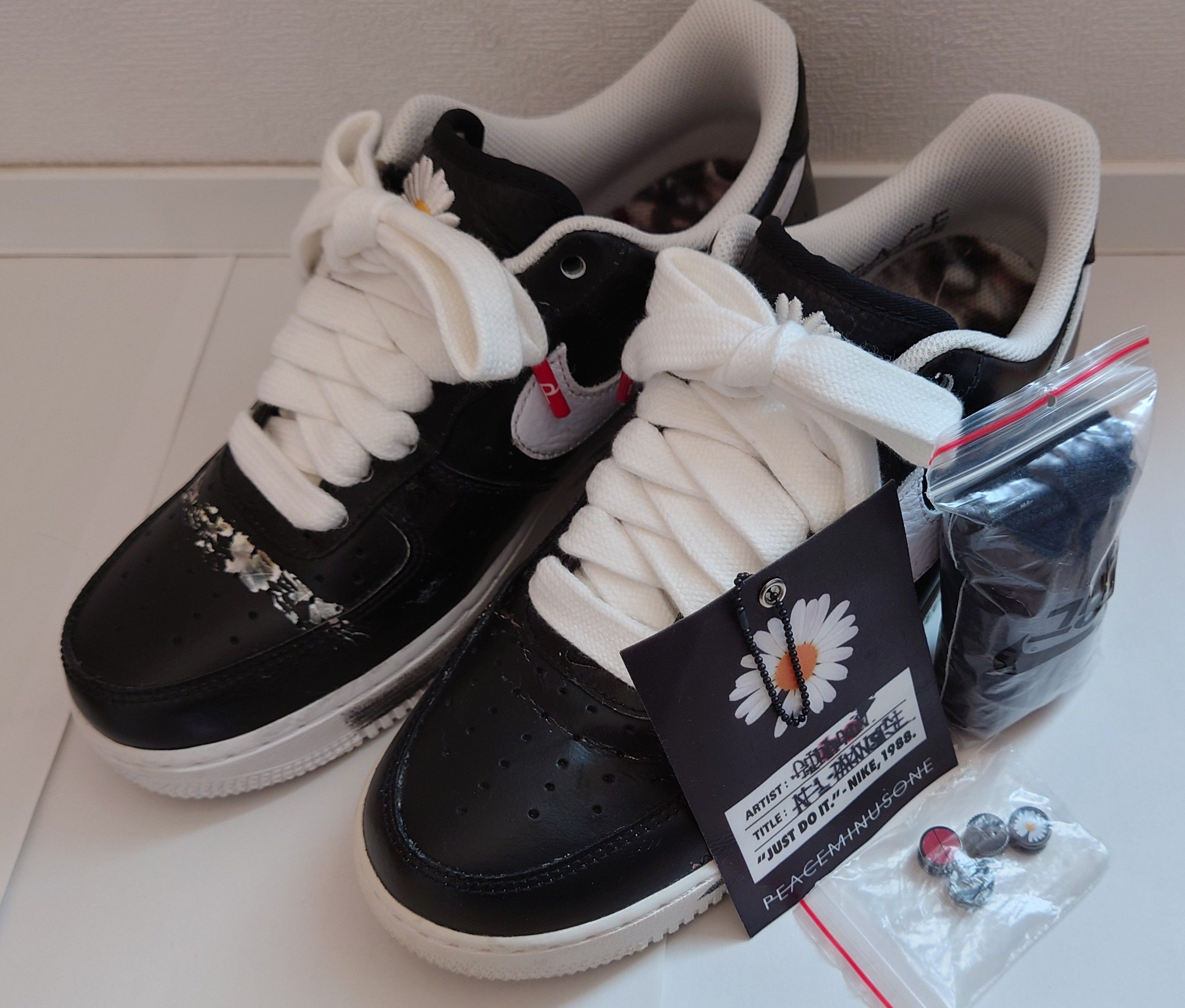 PEACEMINUSONE × Nike Air Force 1 Low Para Noise "Black" / G-DRAGON