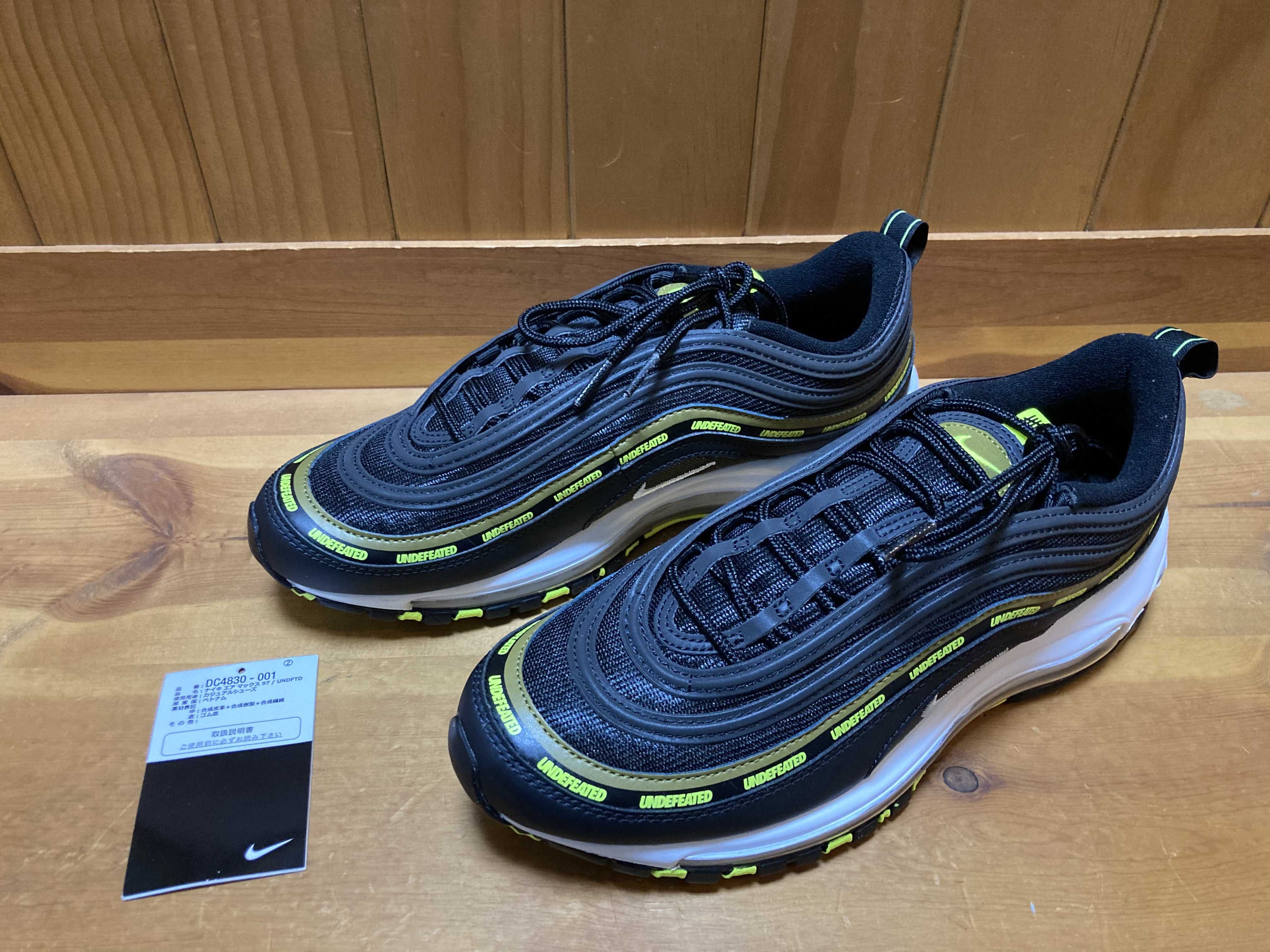 UNDEFEATED × Nike Air Max 97 "Black"