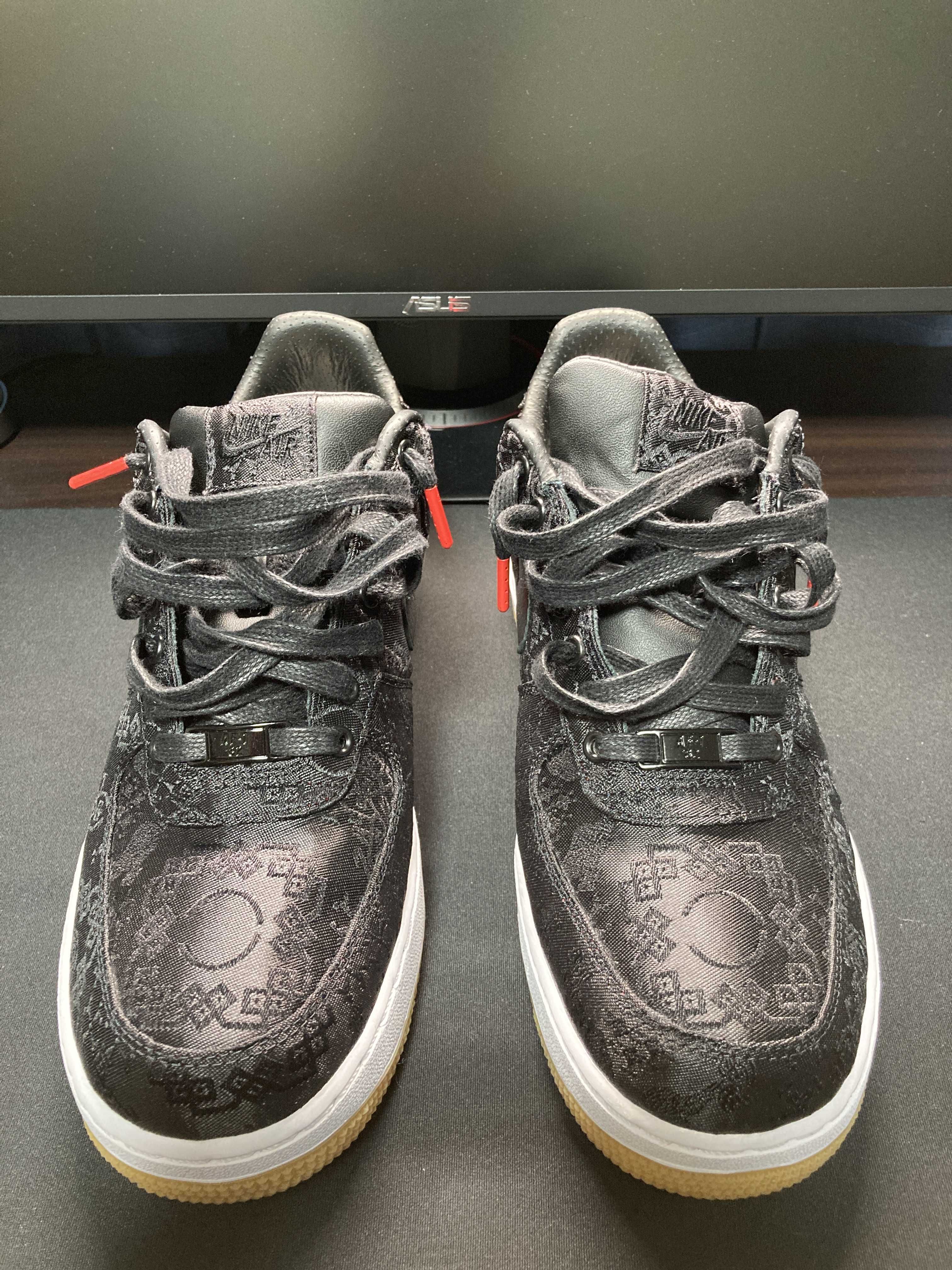 Fragment × CLOT × Nike Air Force 1 Low "Black"