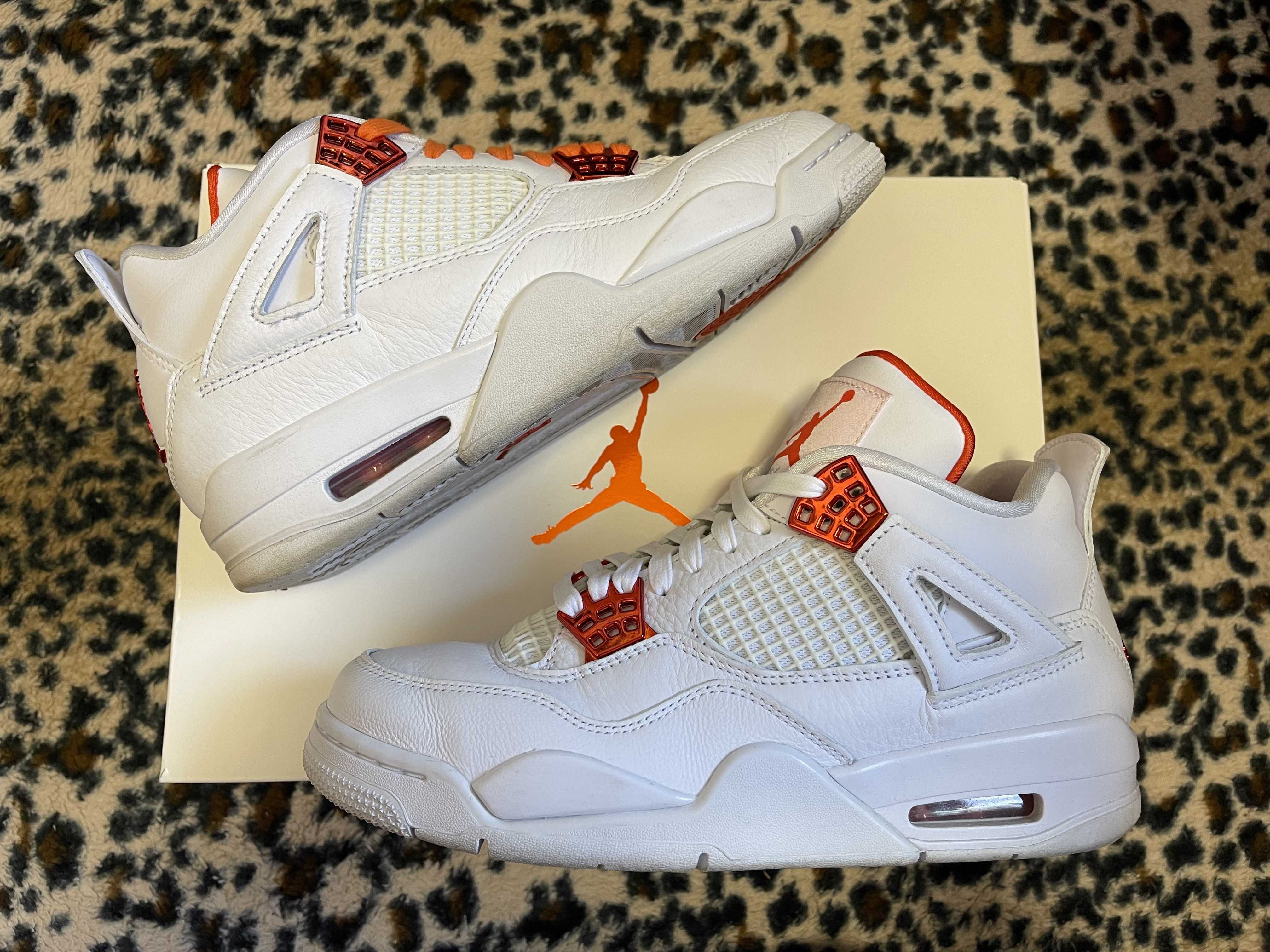 Nike Air Jordan 4 Retro "White/Team Orange"