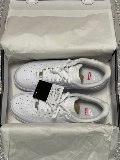 Supreme × Nike Air Force 1 Low "White"