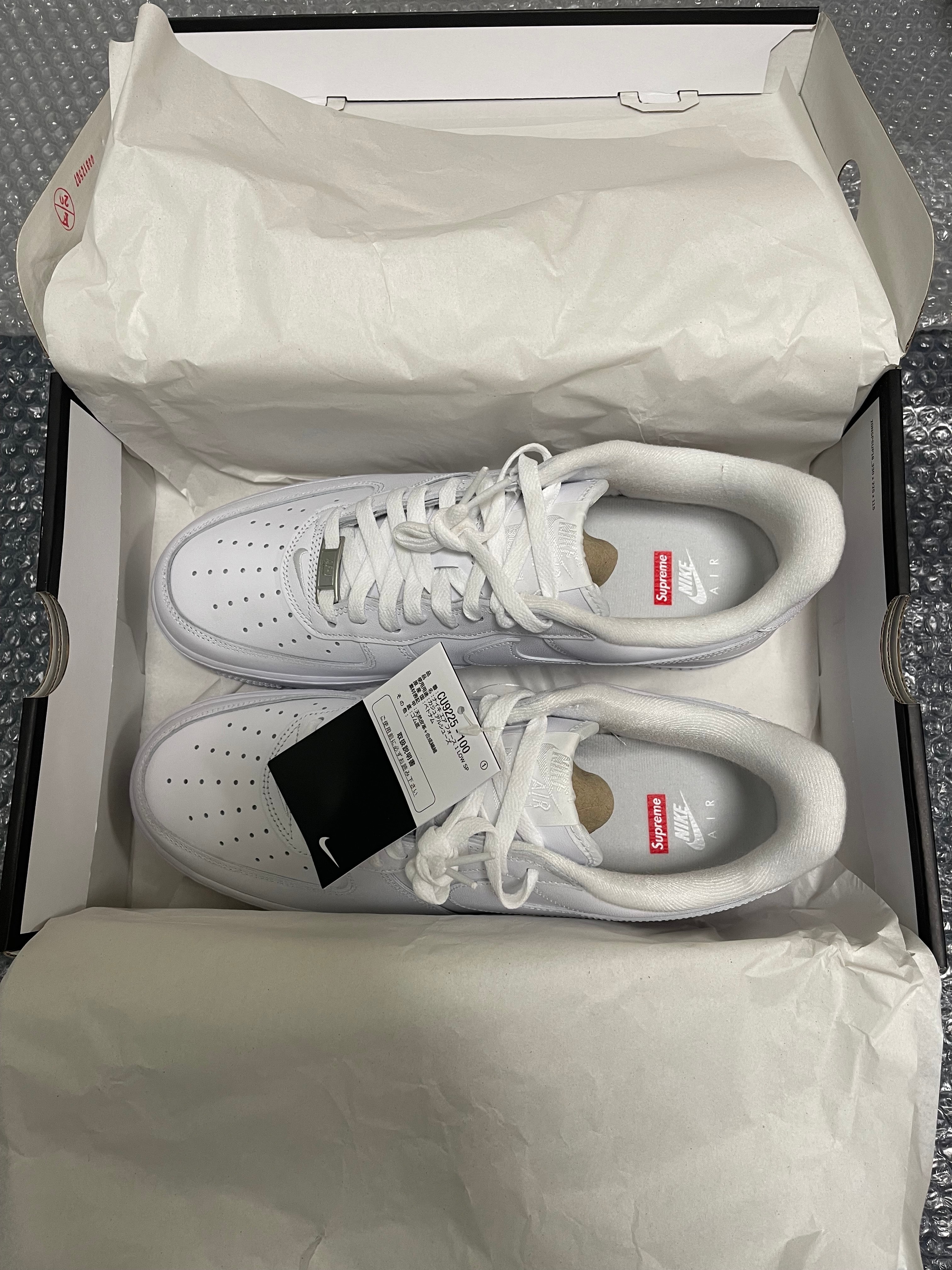 Supreme × Nike Air Force 1 Low "White"