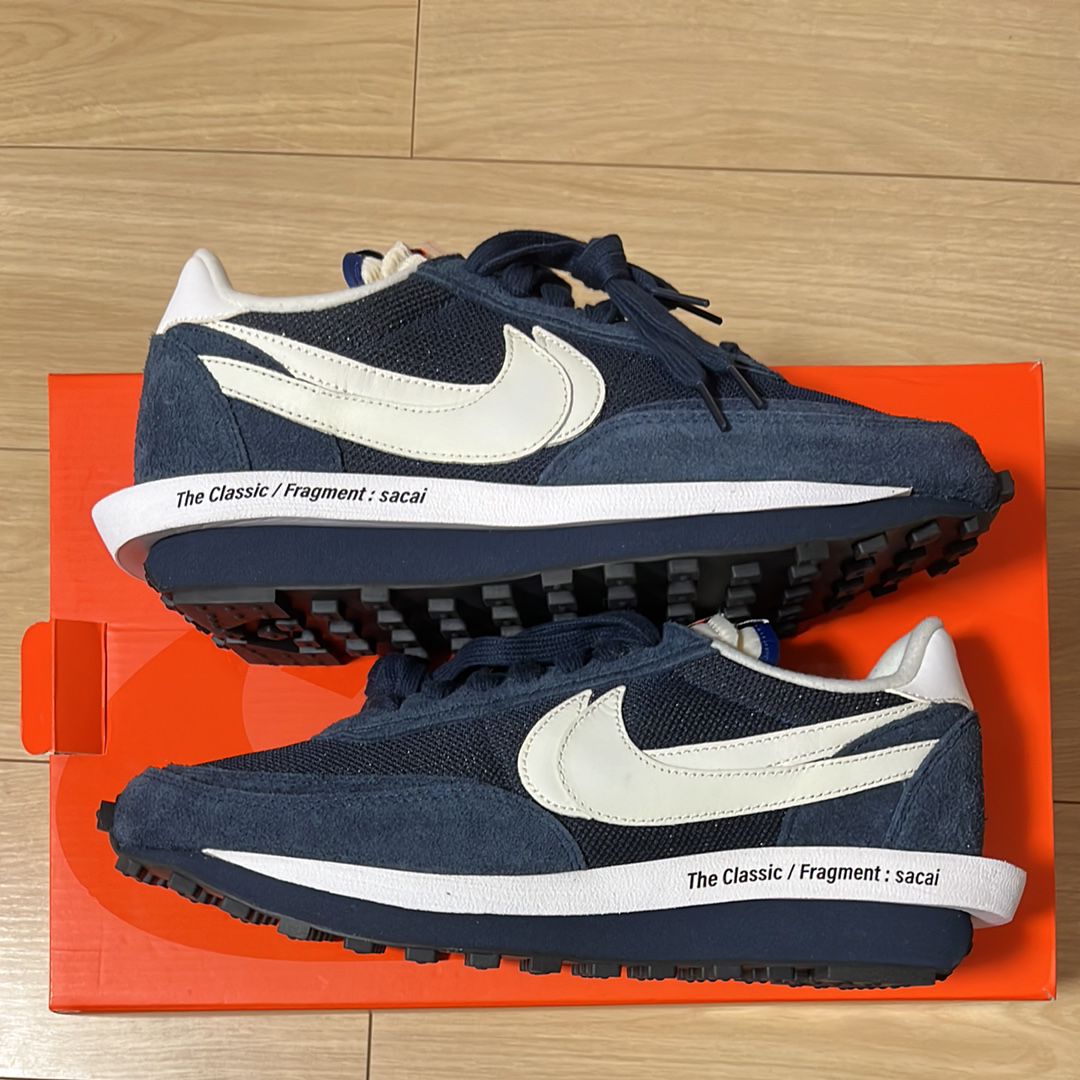 Fragment × sacai × Nike LD Waffle "Blackended Blue"