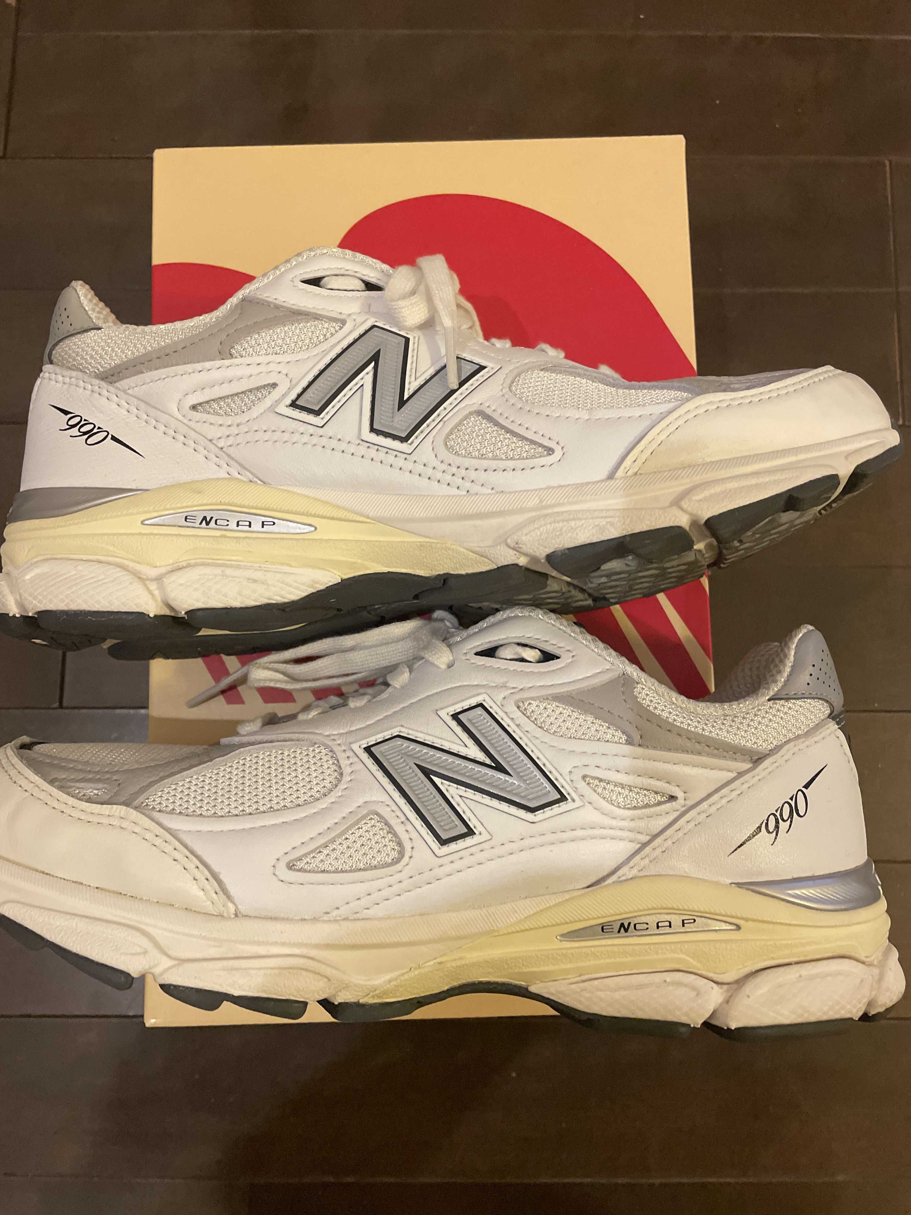 New Balance 990V3 "Sea Salt/Rain Cloud"