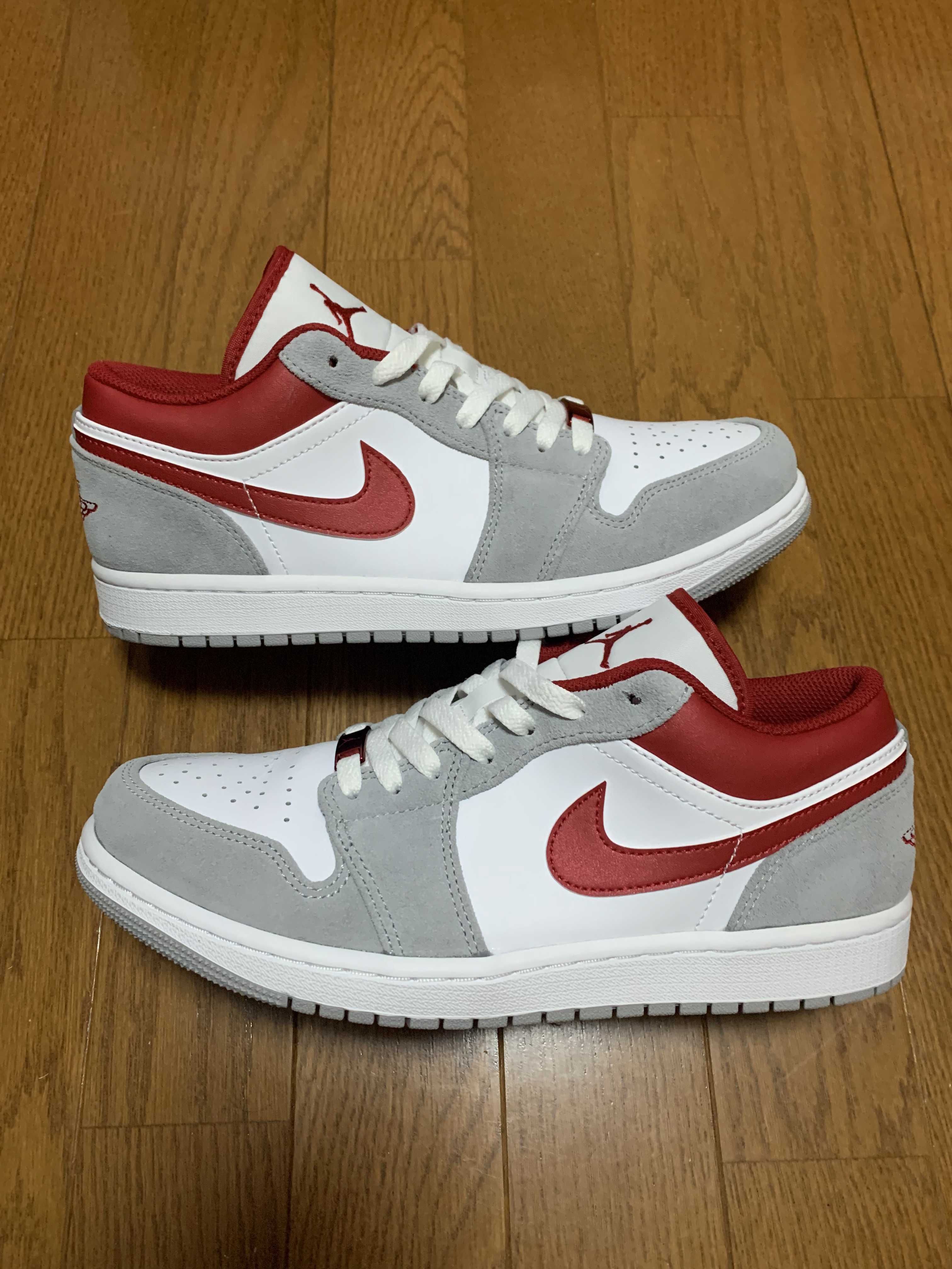 Nike Air Jordan 1 Low SE "White/Grey/Red"