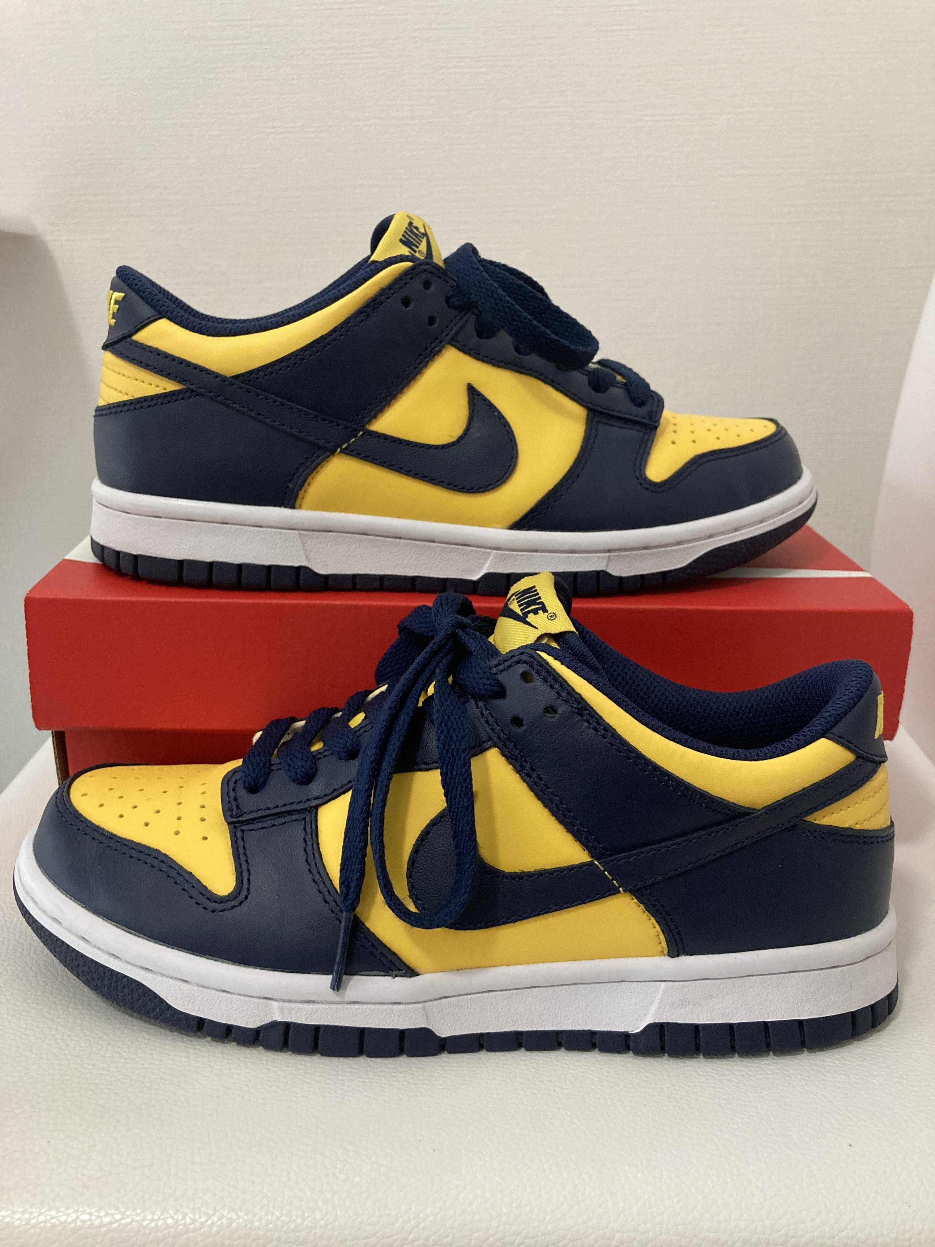 NIKE GS DUNK LOW "MICHIGAN"
