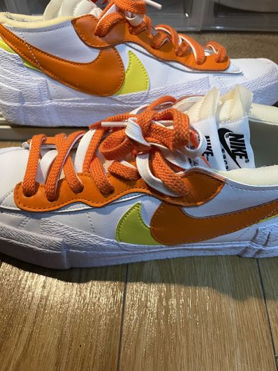 SACAI × NIKE BLAZER LOW "MAGMA ORANGE"