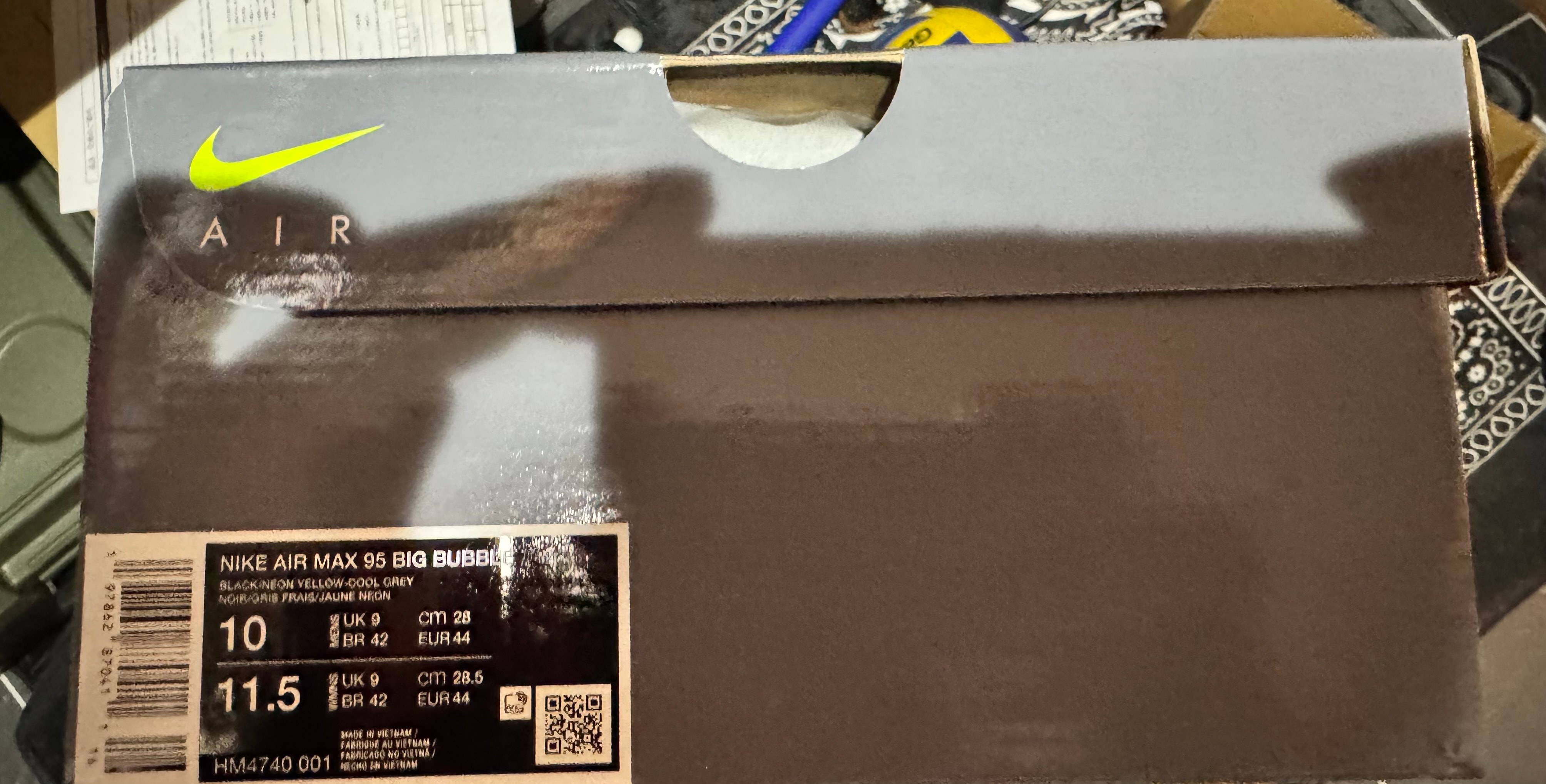 ナイキ エアマックス95 OG ビッグバブル "ネオンイエロー/イエローグラデ" (2025/2026)