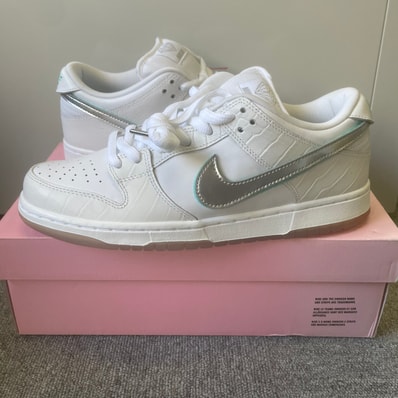 Diamond Supply Co. × Nike SB Dunk Low Pro "White"