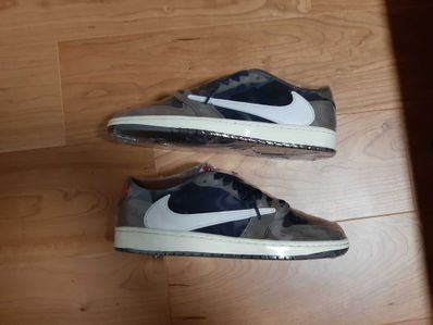 Travis Scott × Nike Air Jordan 1 Low OG SP-T "Black/Dark Mocha"