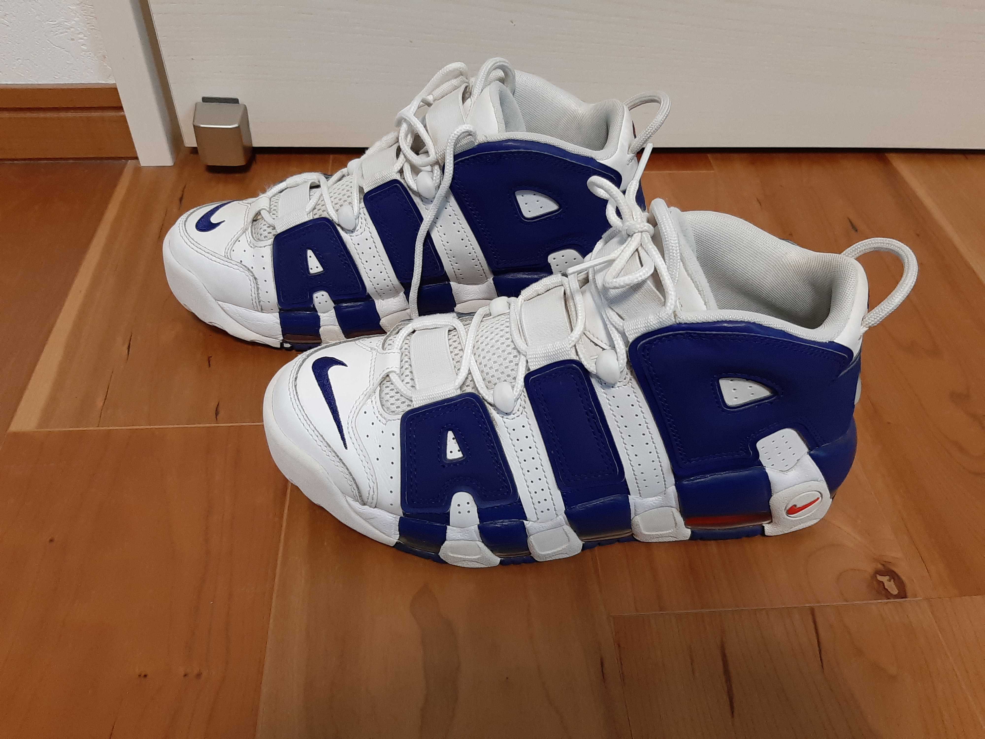 NIKE AIR MORE UPTEMPO 96 "WHITE/DEEP ROYAL BLUE"