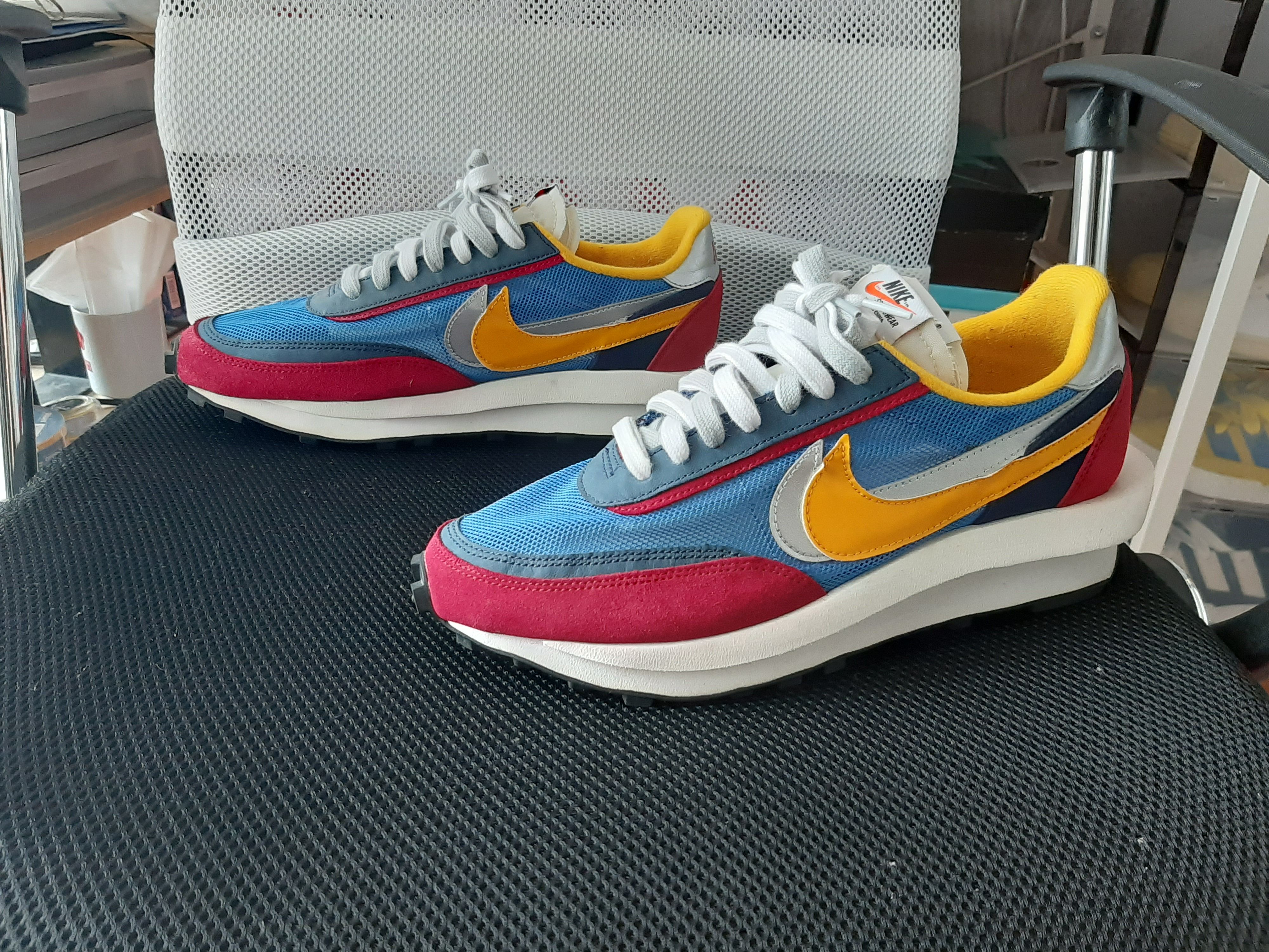 sacai × Nike LDV Waffle "Red/Blue"