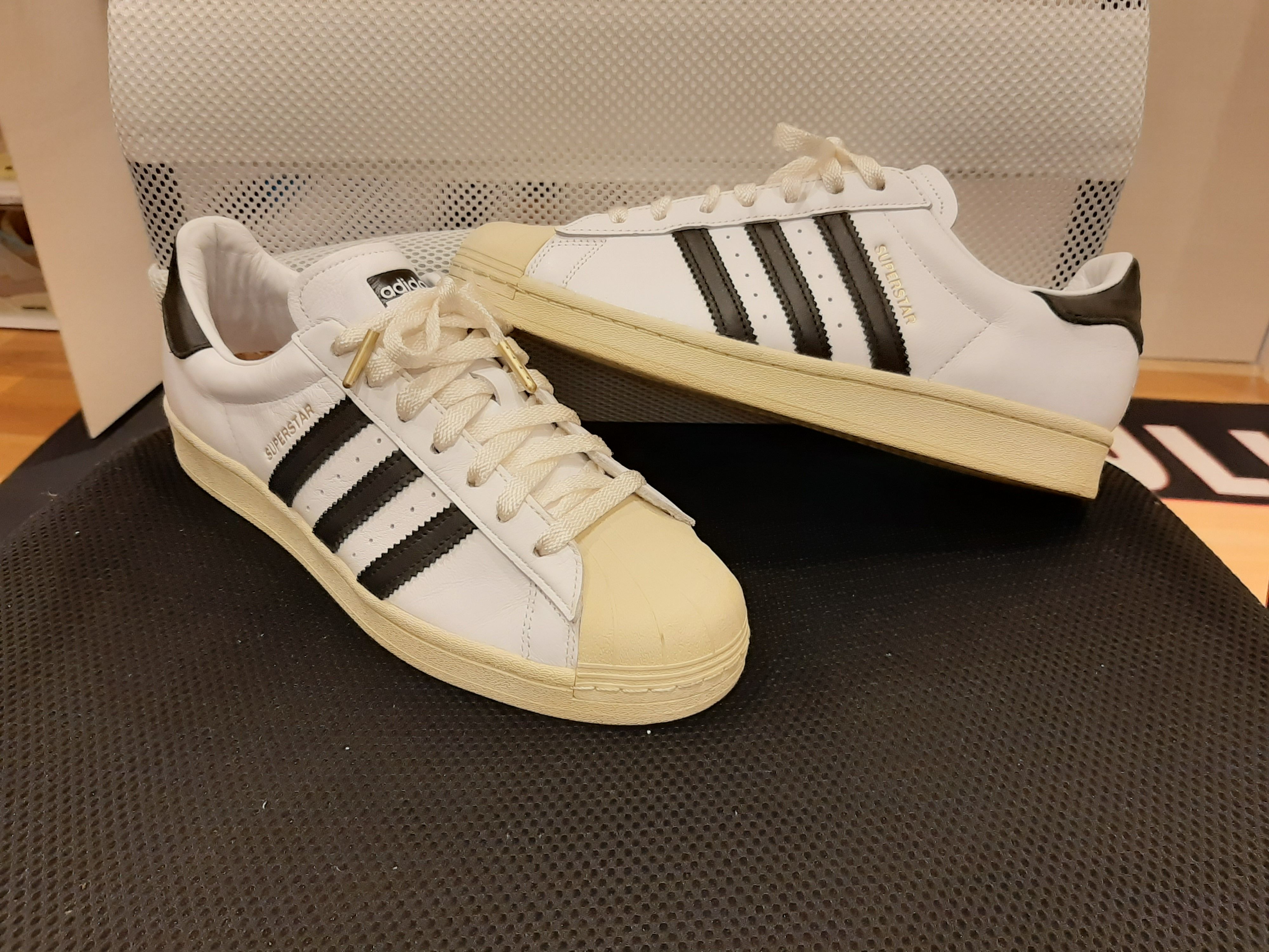 adidas Superstar "White Black Aged Sole"