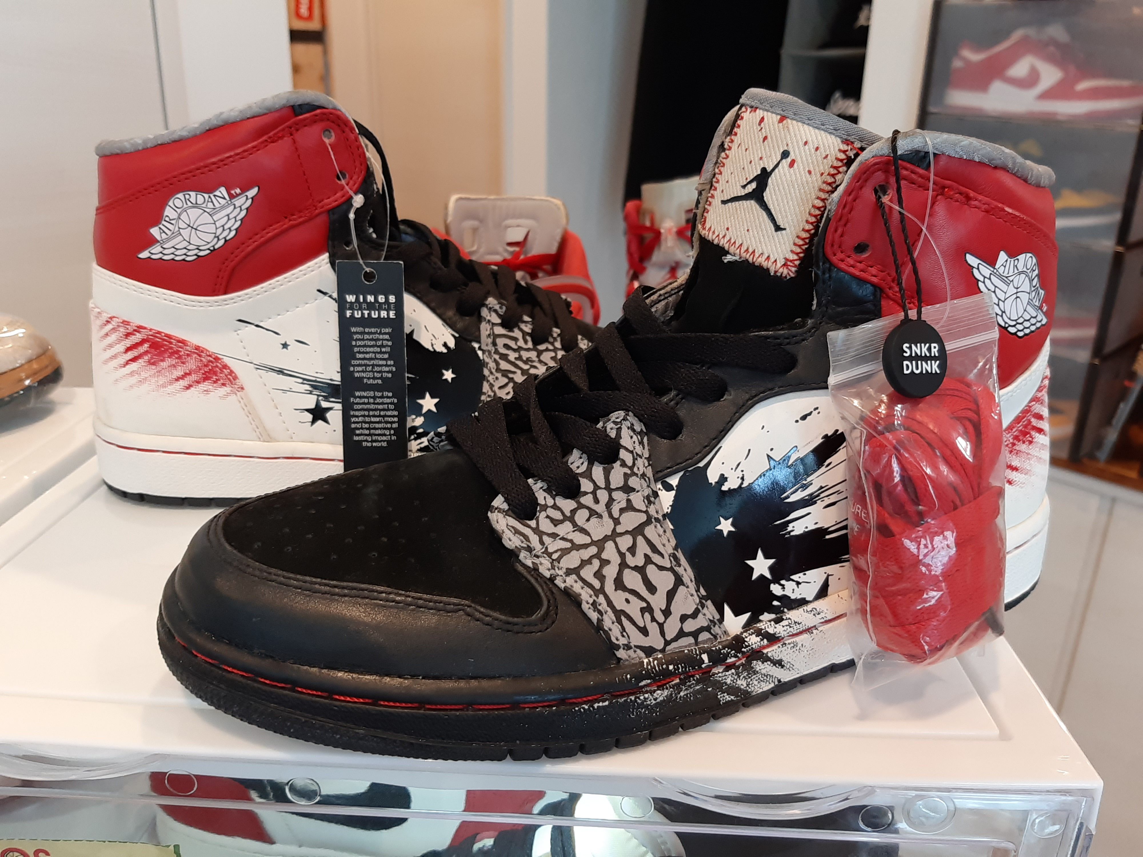 Nike Air Jordan 1 Retro High Dave White Wings For The Future 中古