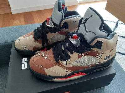 Supreme × Nike Air Jordan 5 Retro "Desert Camo"