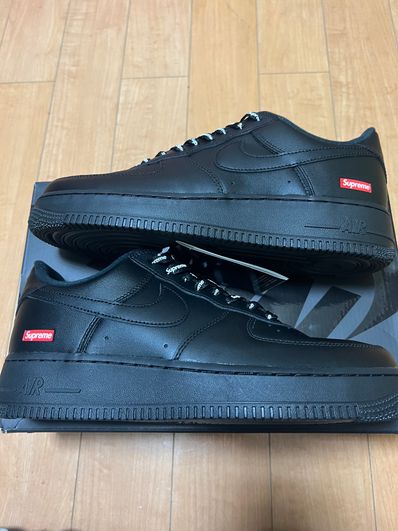 Supreme × Nike Air Force 1 Low "Black"