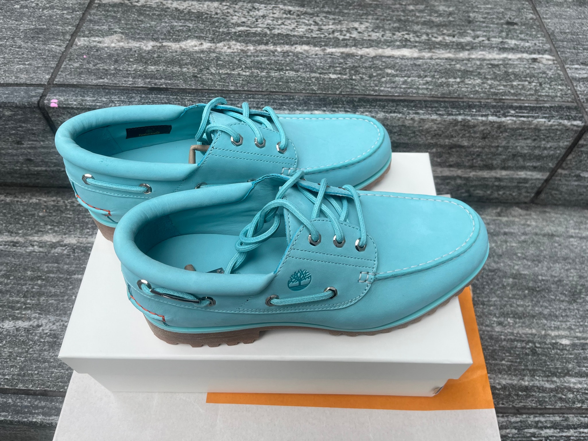Jacquemus × Timberland 3-Eye Classic Lug "Lagoon Blue"