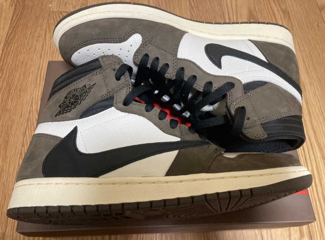 Travis Scott × Nike Air Jordan 1 Retro High OG TS SP "Sail/Dark Mocha"