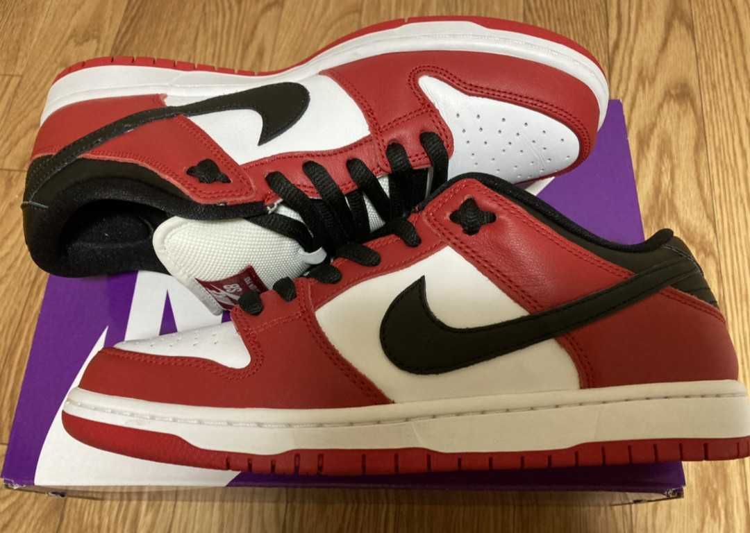 Nike SB Dunk Low Pro "J-Pack Chicago/Varsity Red and White"