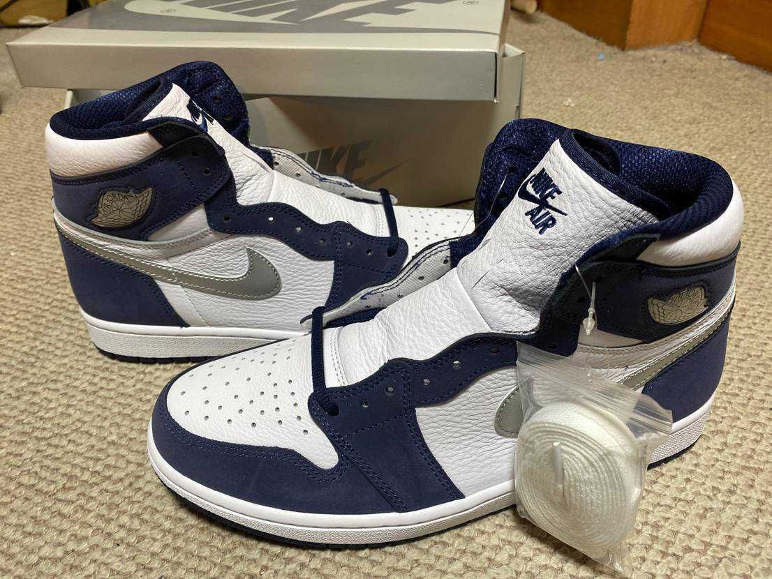 Nike Air Jordan 1 High OG CO.JP "White/Midnight Navy" (2020)(ブリーフケースなし)