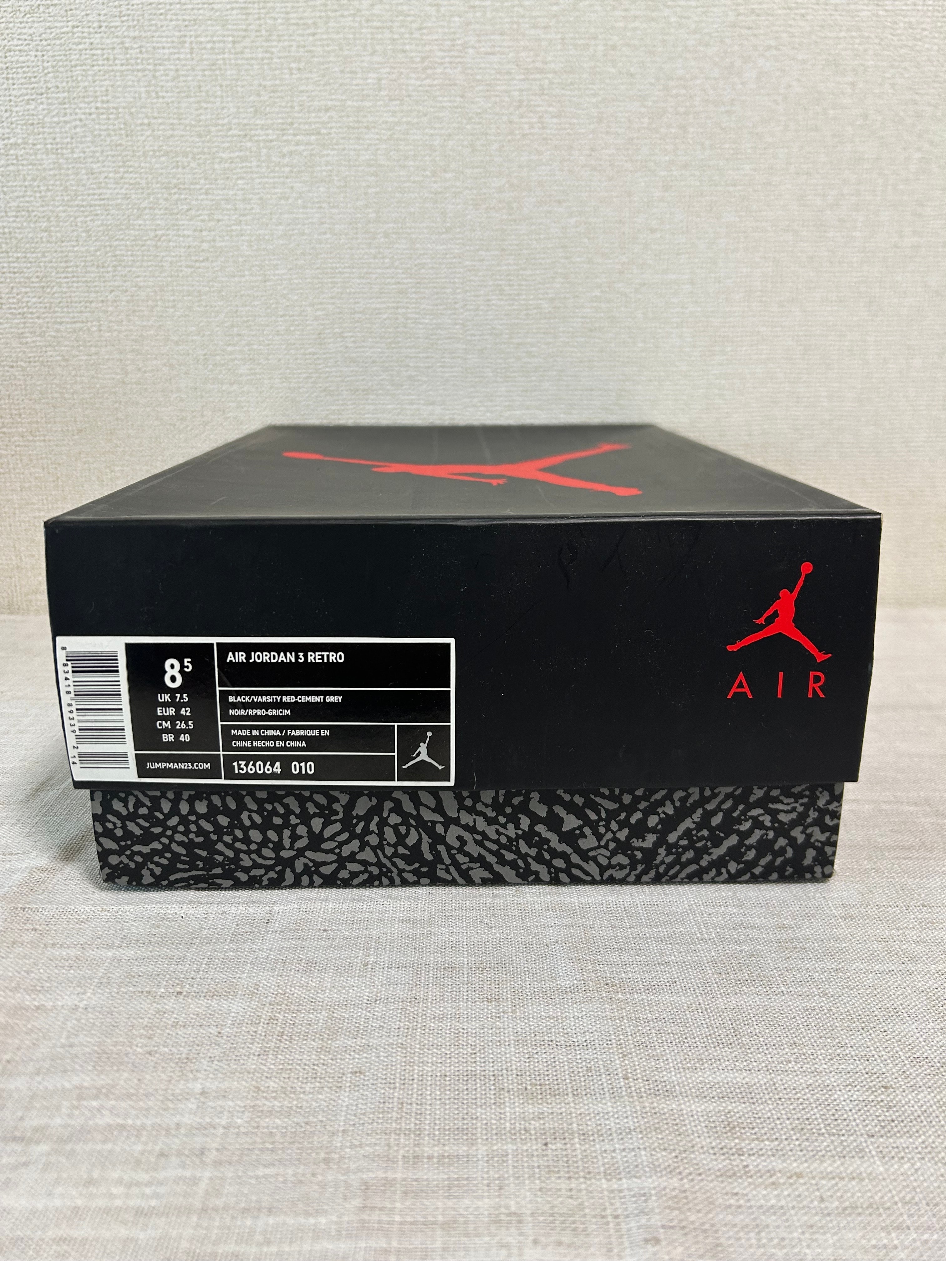 Nike Air Jordan 3 Retro "Black Cement" (2011)