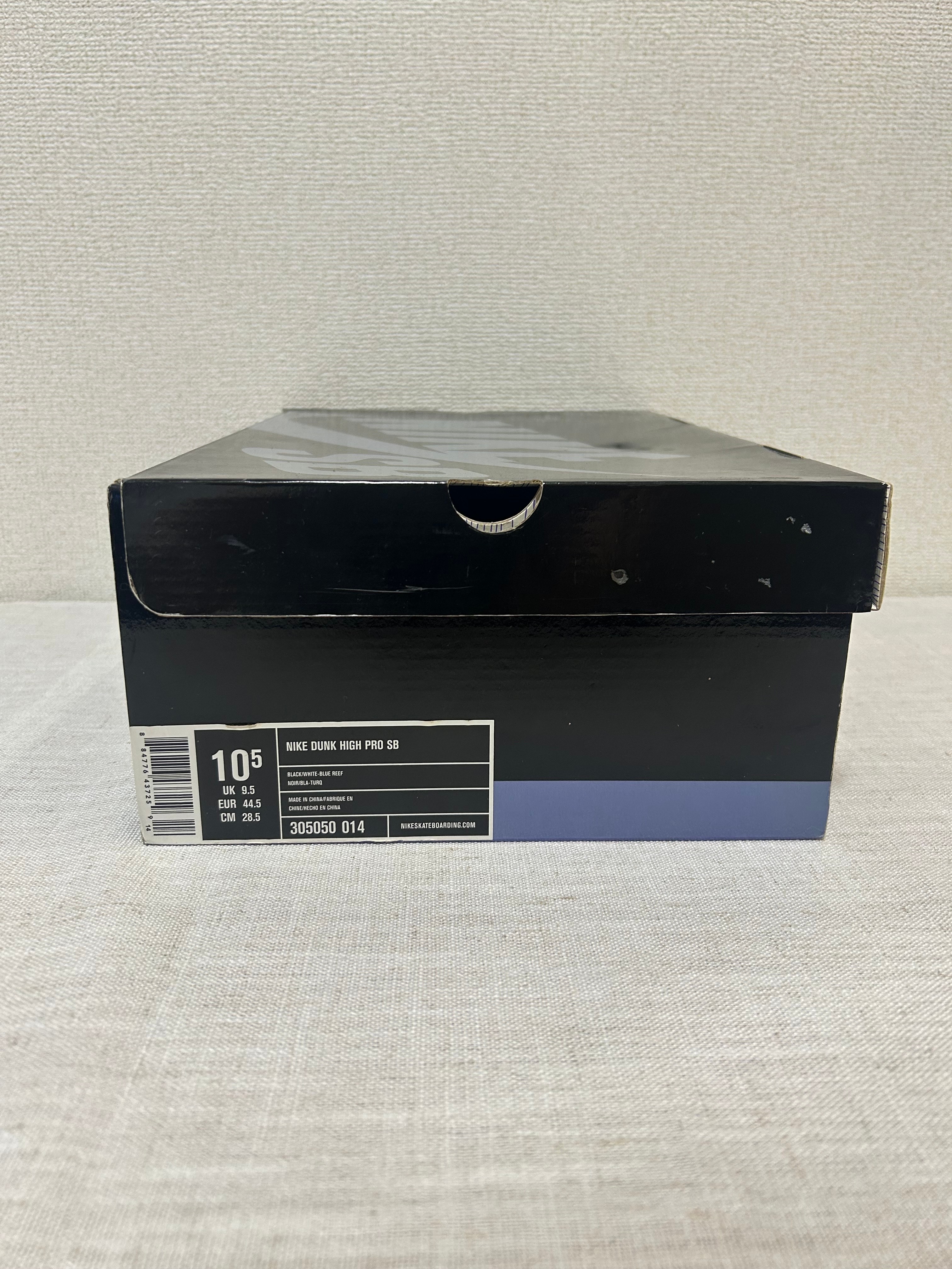 Nike SB Dunk High Send Help "Black/White-Blue Reef"