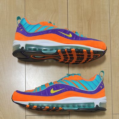 Nike GS Air Max 98 "Cone/Tour Yellow"