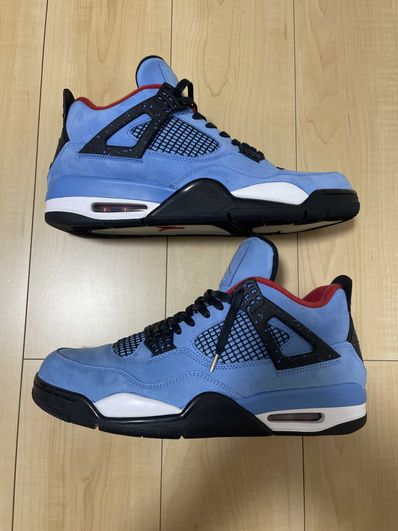 Travis Scott × Nike Air Jordan 4 Retro Cactus Jack "University Blue"