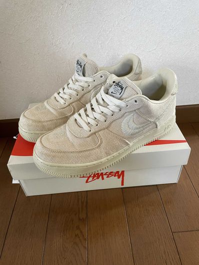Stussy × Nike Air Force 1 Low "Fossil Stone"