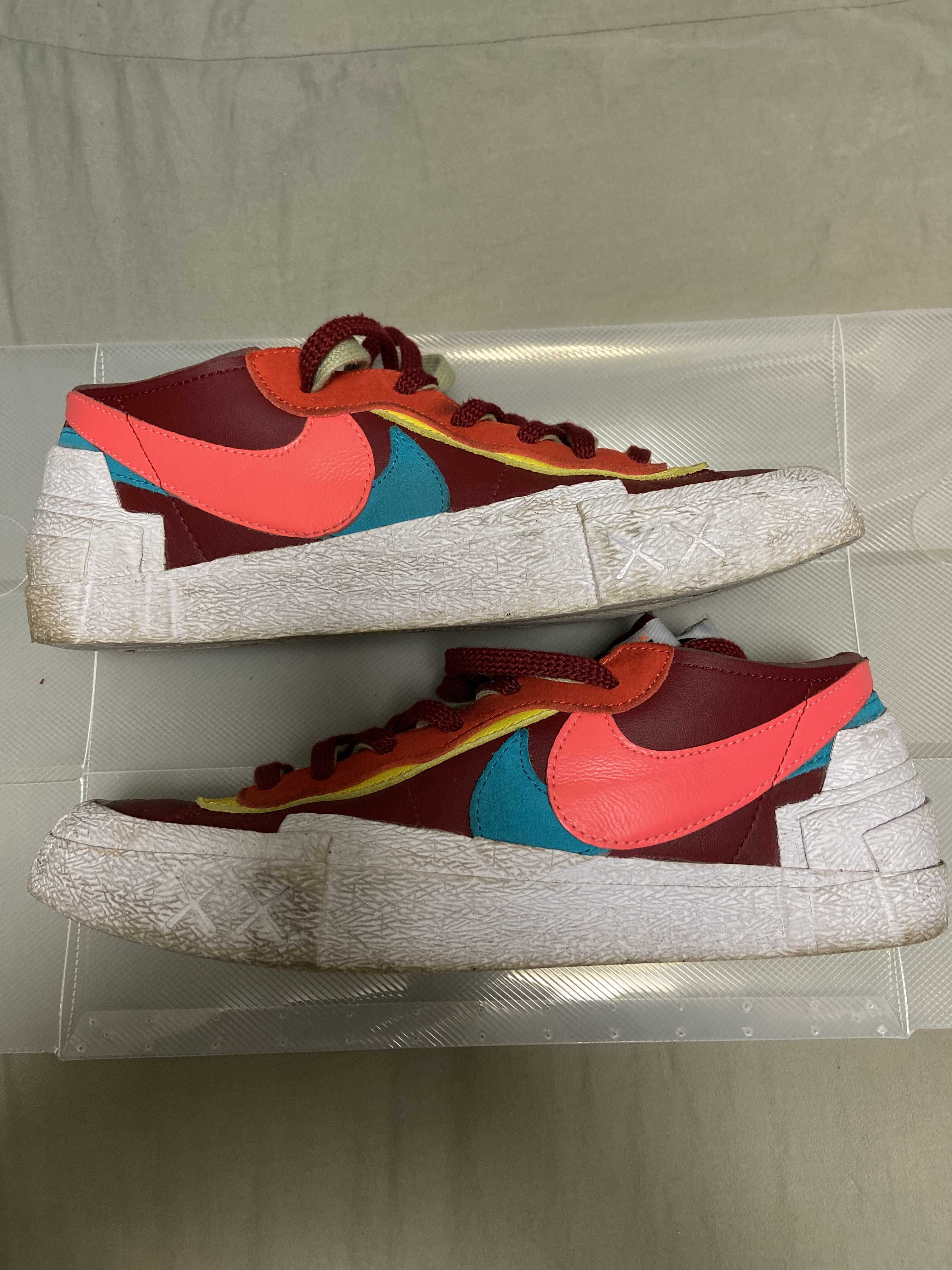 KAWS × sacai × Nike Blazer Low "Team Red"