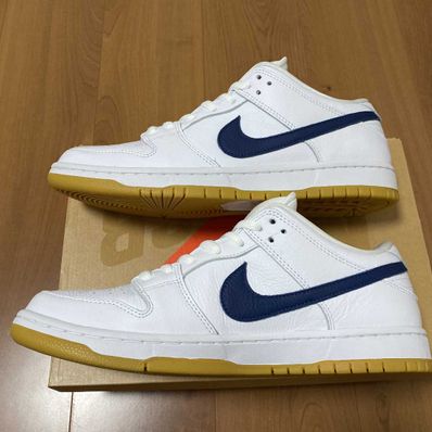 Nike SB Dunk Low "Orange Label White Navy"