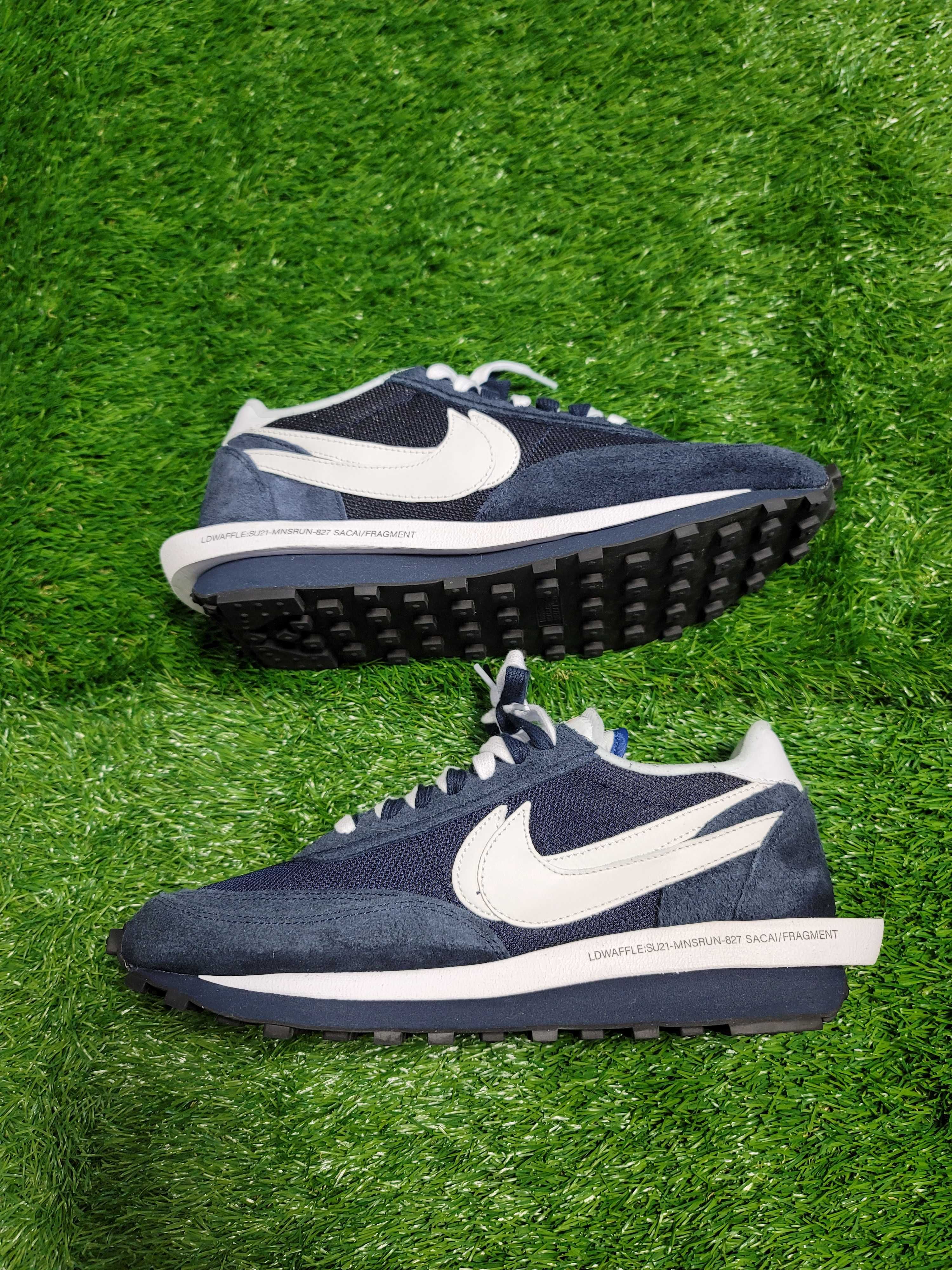 Fragment × sacai × Nike LD Waffle "Blackended Blue"