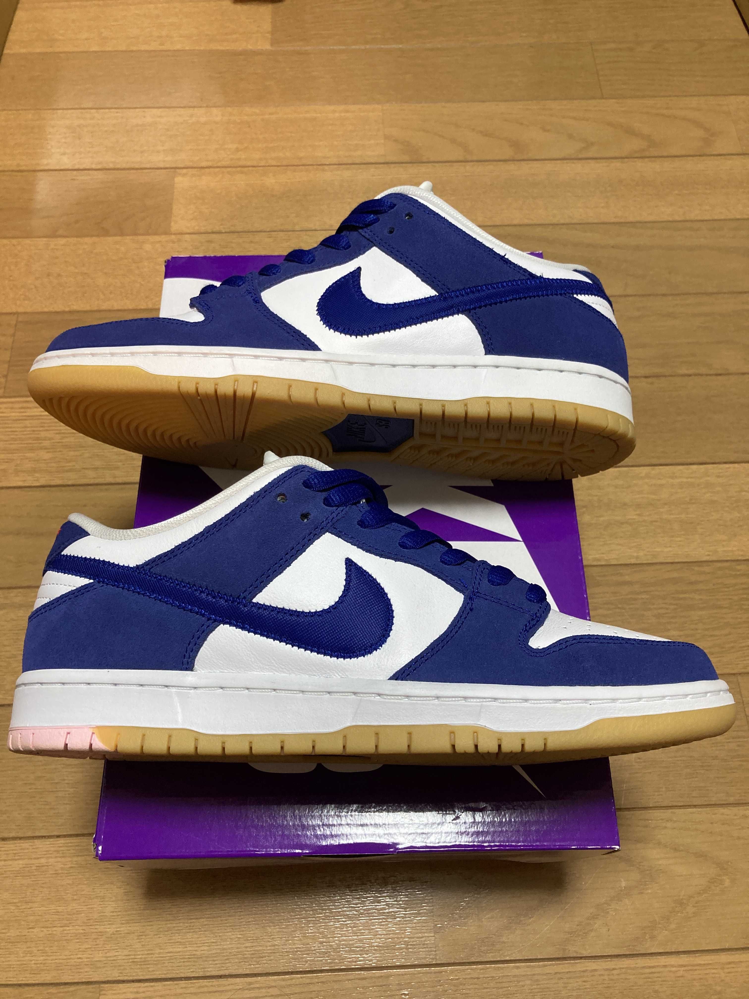 Nike SB Dunk Low "Los Angeles Dodgers/Deep Royal Blue"