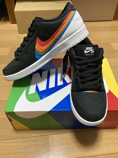 Polaroid × Nike SB Dunk Low Pro QS "Black/White"