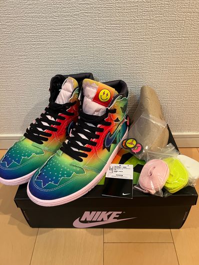 J Balvin × Nike Air Jordan 1 High OG "Rainbow"