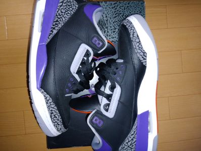 Nike Air Jordan 3 Retro "Black/Court Purple"