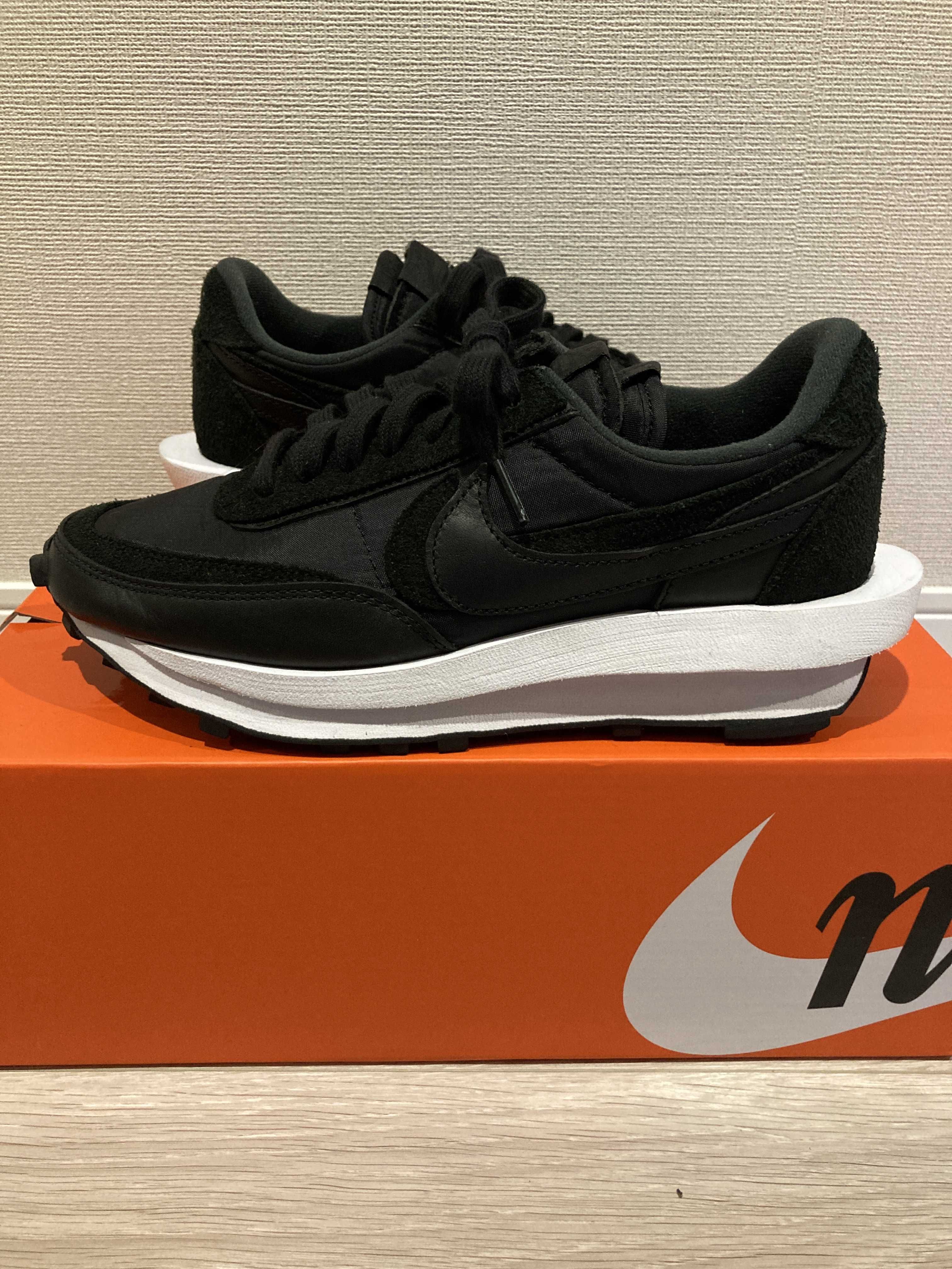 sacai × Nike LDV Waffle "Triple Black"